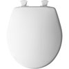 Bemis Easy Clean Round White Plastic Toilet Seat 7B730EC 000
